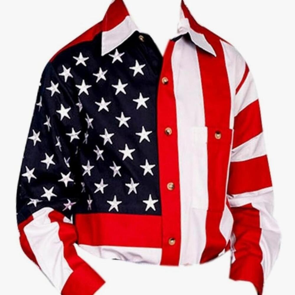 Patriotic Stars and Stripes Kids Shirt